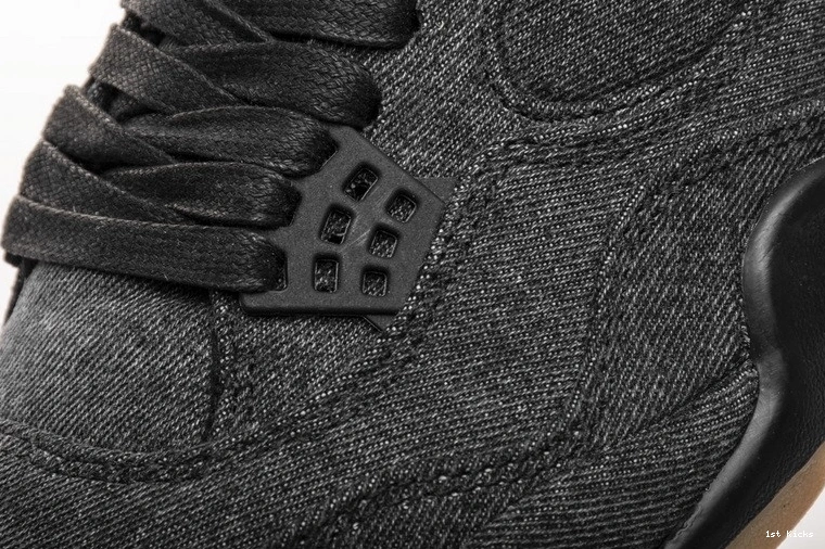 Black Air Jordan Denim AO2571-001 4 Levi's 0312